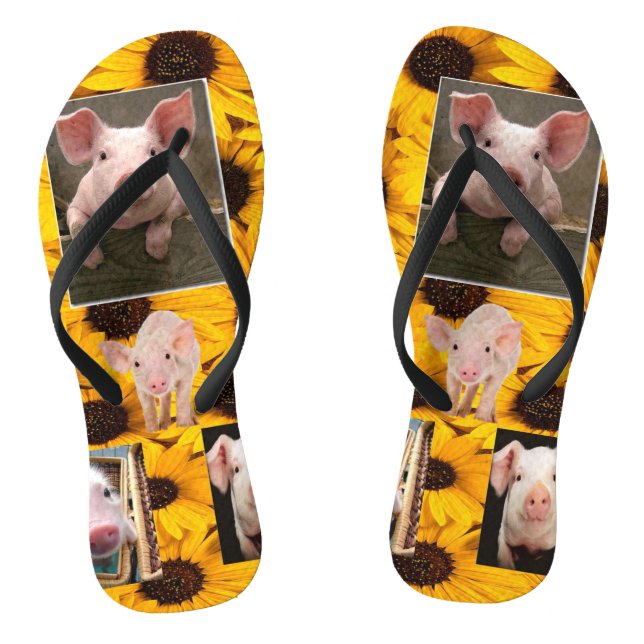 Tongs de cochons tournesol (Semelle)