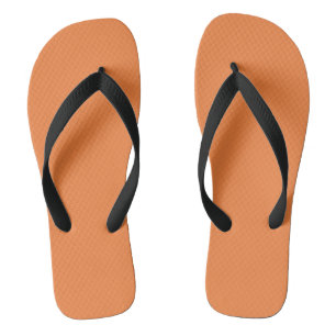 Tongs de couleur tendance Mandarine Fraîche