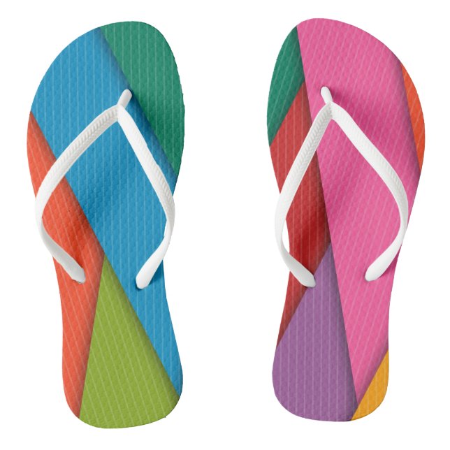 Tongs de couleur triangles (Semelle)