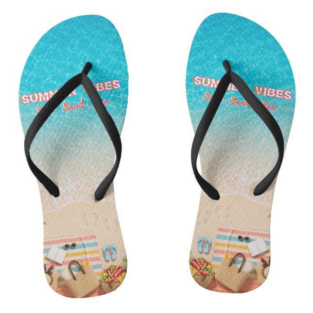 Tongs de plage esthétiques pour femmes en été (Semelle)