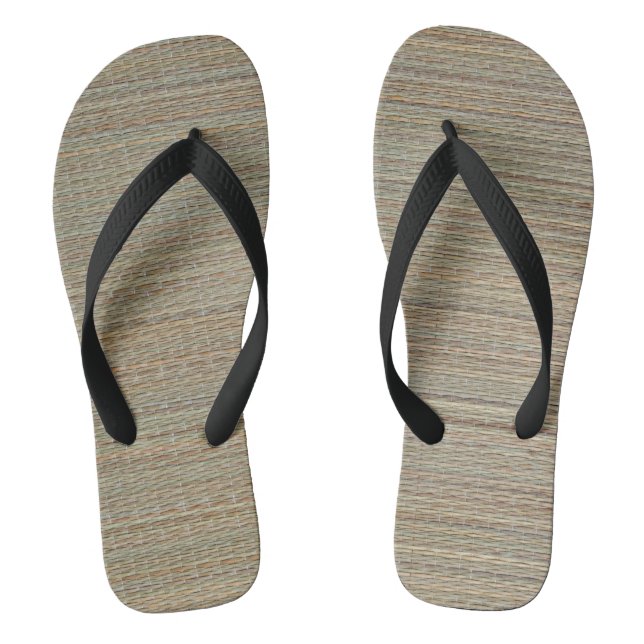 Tongs de plage : Tapis de paille (Semelle)
