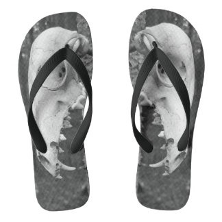 Tongs design adulte crâne