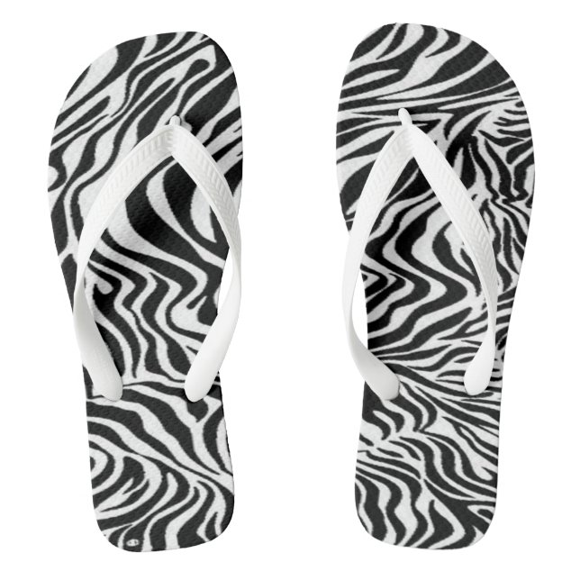 Tongs dessin zèbre (Semelle)