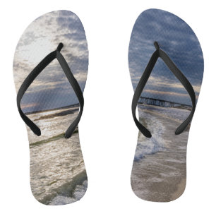 Tongs Destin Florida Soirée Vagues Flip Flops
