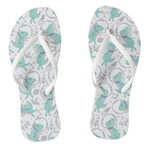 Tongs Dinosaures de l'espace, Dinosaures mignons, Navire