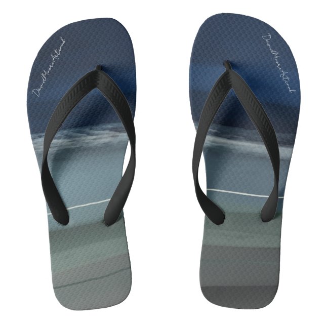 Tongs DM-2023-NFT-00266-Scape 'Tenby Beach' Flip Flops (Semelle)