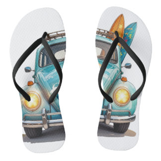 Tongs Douce période estivale - Jolis motifs de pastèque