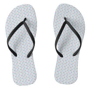 Tongs Douce rosebud rétro des années 50 à carreaux gingh
