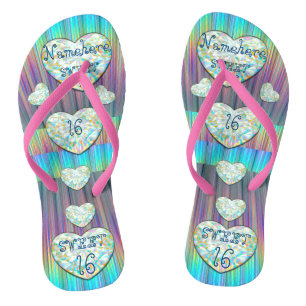 Tongs Doux 16 chaussures Coeurs de Neon Diamond! AJOUTER