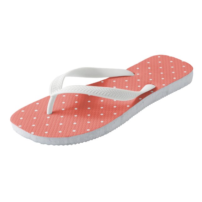Tongs Doux-amer et points blancs (Incliné)