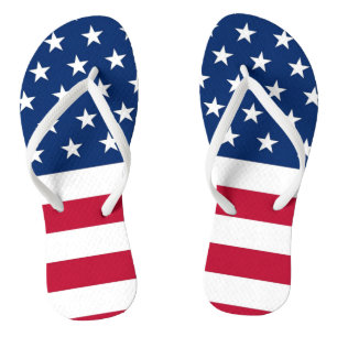 Tongs Drapeau américain Flops Sandales
