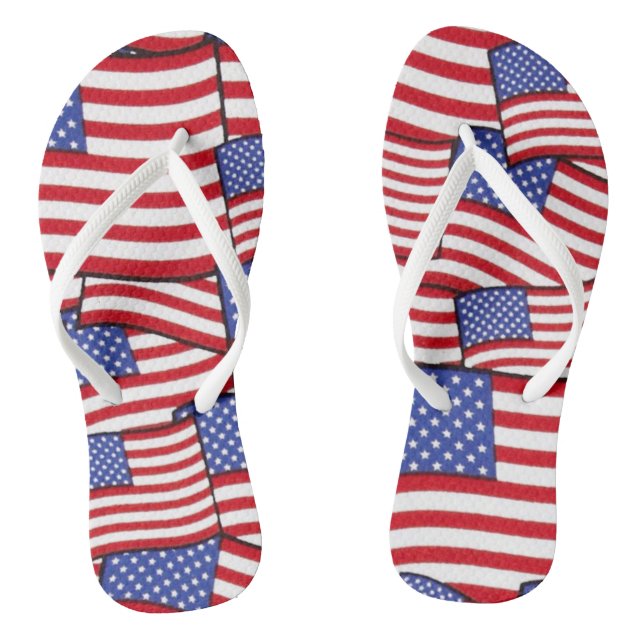 Tongs Drapeau américain patriotique (Semelle)