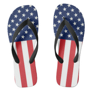 Tongs Drapeau américain patriotique étoiles et rayures