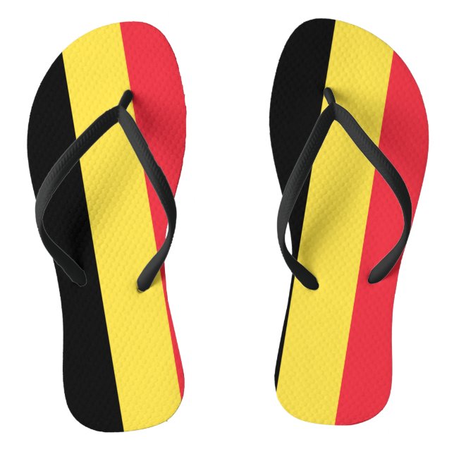 Tongs Drapeau Belgique (Semelle)