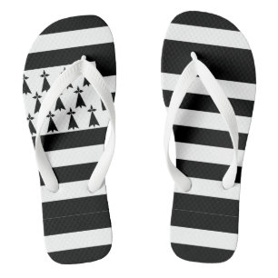 Tongs Drapeau breton (Gwenn-ha-du) Adult Flip Flops