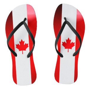 Tongs Drapeau canadien