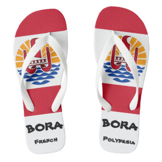Tongs Drapeau de Bora Bora Polynésie française