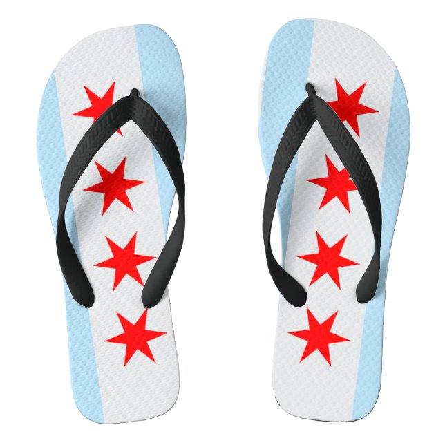 Tongs Drapeau de Chicago (Semelle)