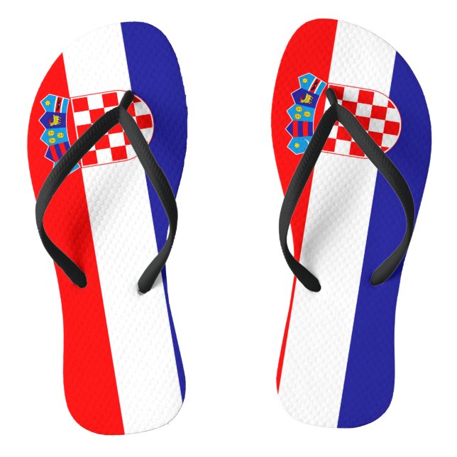 Tongs Drapeau de Croatie (Semelle)