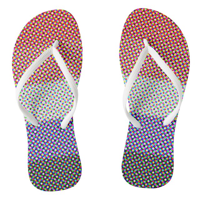 Tongs Drapeau de fierté cupioromantique abstrait   (Semelle)