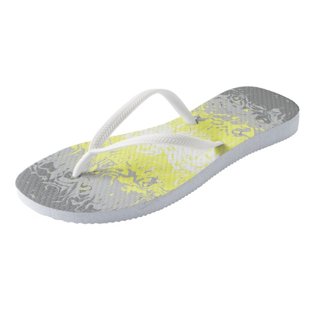 Tongs Drapeau de fierté demigenre abstrait    (Incliné)