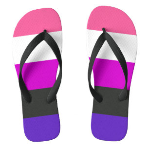 Tongs Drapeau de fierté genderfluid