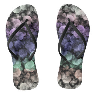 Tongs Drapeau de fierté Uingender Boho Groovy Bulles Écl
