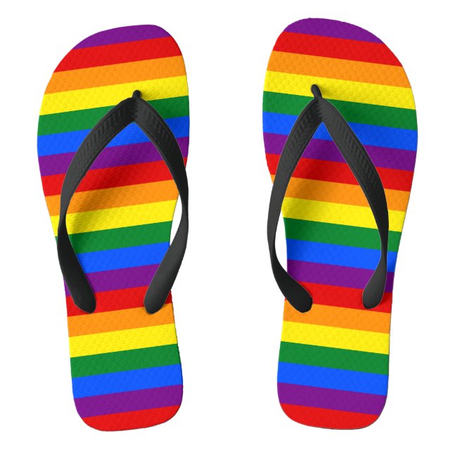 Tongs Drapeau de la fierté LGBT (Semelle)