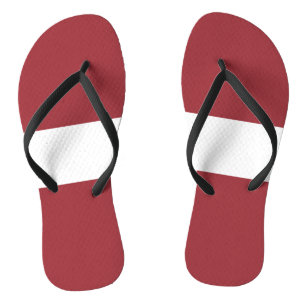 Tongs Drapeau de la Lettonie