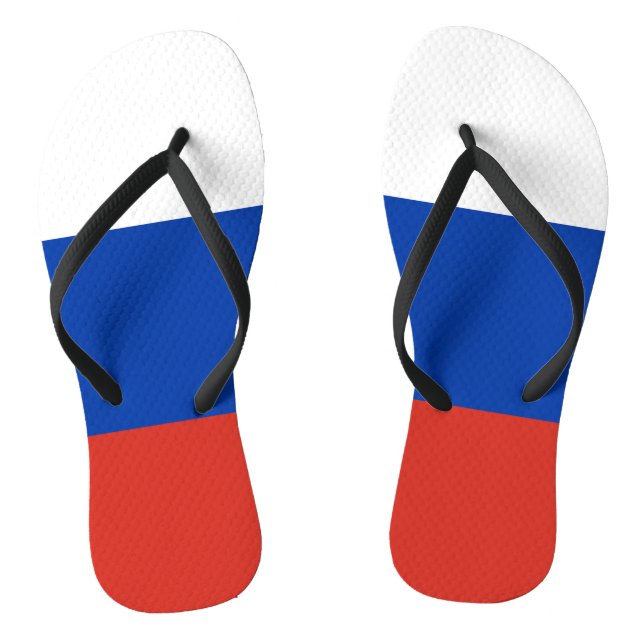 Tongs Drapeau de la Russie (Semelle)