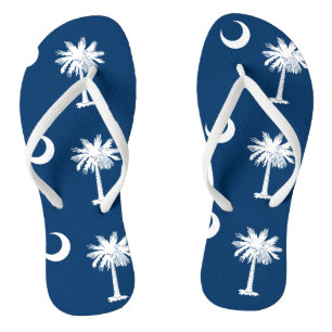 Tongs Drapeau de l'État de Caroline du Sud