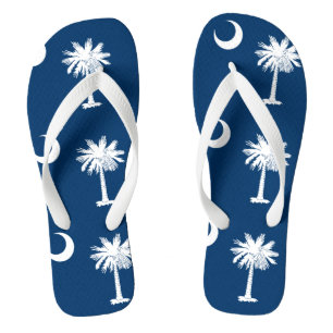 Tongs Drapeau de l'État de Caroline du Sud