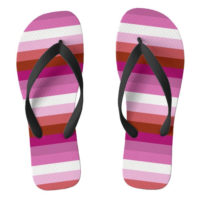 Tongs Drapeau de lipstick Lesbian Pride (Semelle)