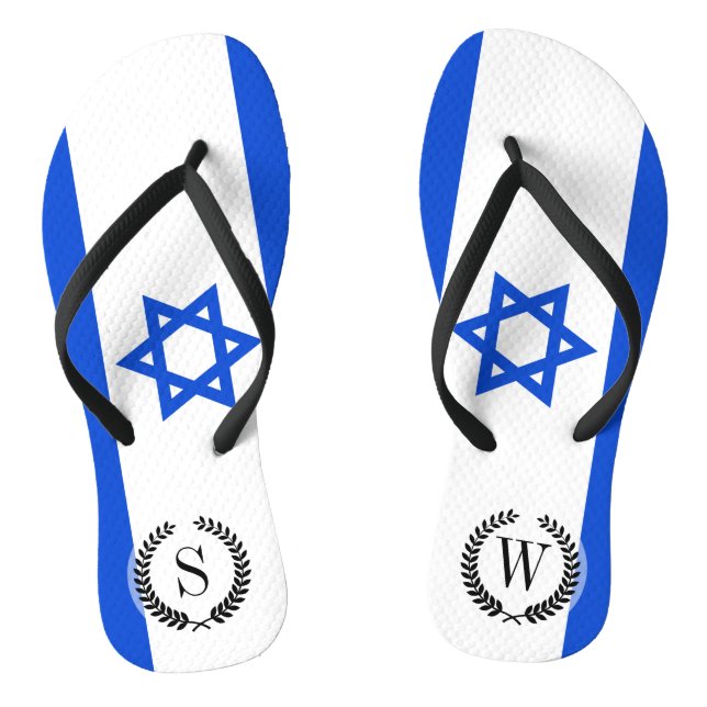 Tongs Drapeau d'Israélien (Semelle)