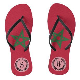 Tongs Drapeau du Maroc