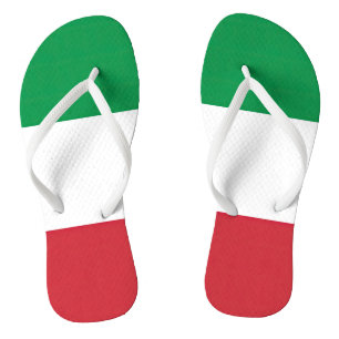 Tongs Drapeau Italie Tricolore