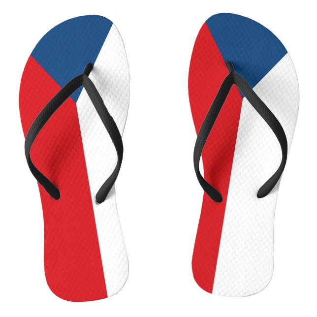 Tongs Drapeau République tchèque (Semelle)