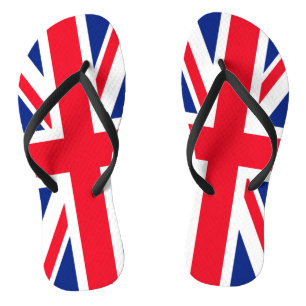 Tongs Drapeau Union Jack du Royaume-Uni