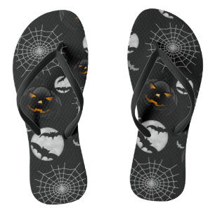 Tongs Éffrayant Dark Halloween Motif