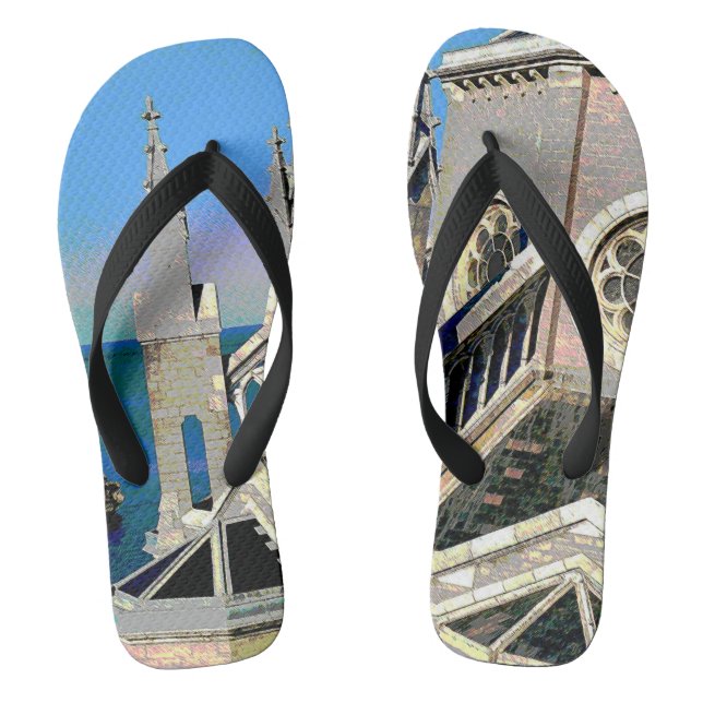 Tongs Église face à l'océan (Semelle)