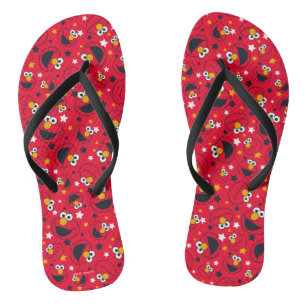 Tongs Elmo So Silly Star Motif