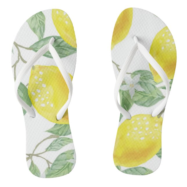 Tongs en citron (Semelle)