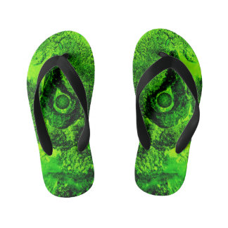 Tongs Enfants à la recherche de vert