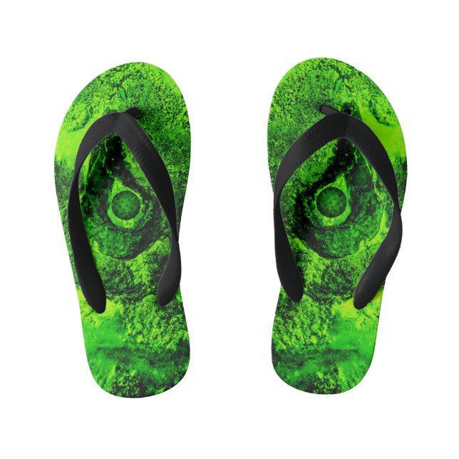 Tongs Enfants à la recherche de vert (Semelle)