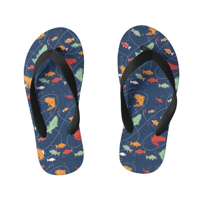 Tongs Enfants Allons à la pêche (Semelle)