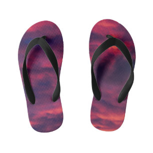 Tongs Enfants août rouge