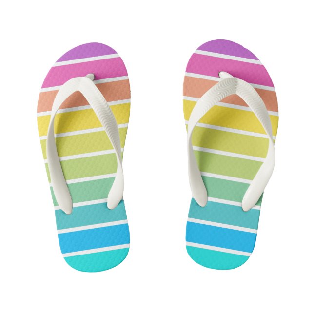 Tongs Enfants Arc En Ciel Toddler Beach Flip Flops (Semelle)