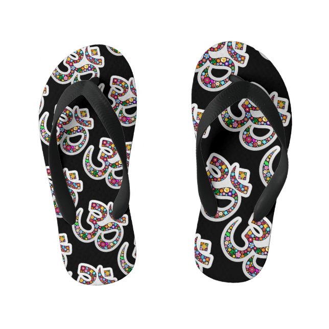 Tongs Enfants Art symbolique floral Namaste (Semelle)