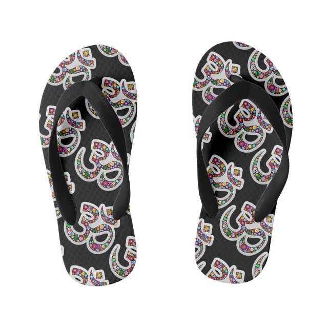 Tongs Enfants Art symbolique floral Namaste (Semelle)