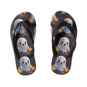 Tongs Enfants Baby Ghost Déplaisant mignon caractère Halloween